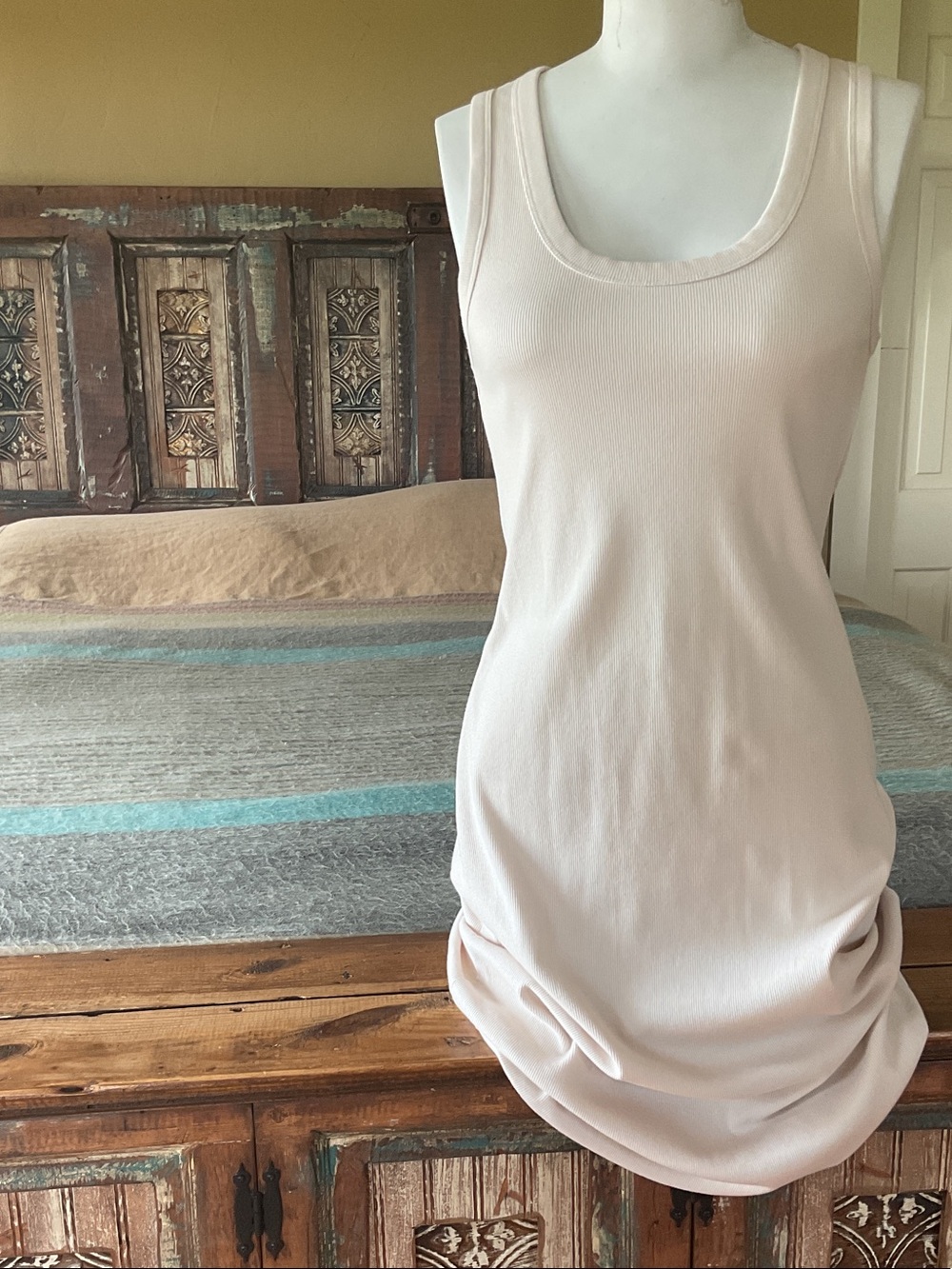 Ribbed Tank Dress